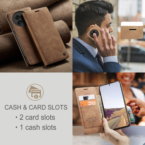 CASEME For OnePlus 13 Wallet Case  013 Series PU Leather Phone Cover Stand