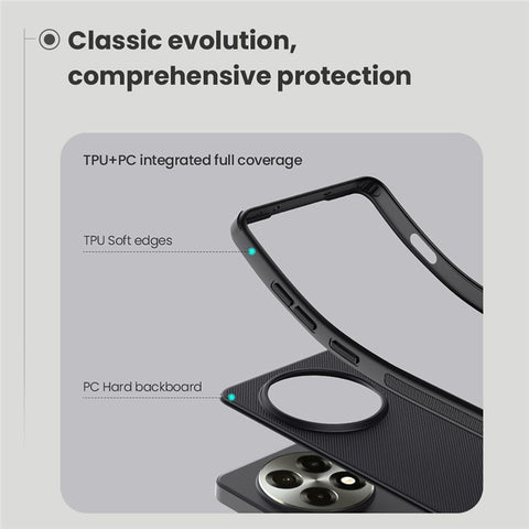 NILLKIN Frosted Shield Pro Case For OnePlus 13R 5G  /  Ace 5 5G  /  Ace 5 Pro 5G Matte PC + TPU Phone Cover