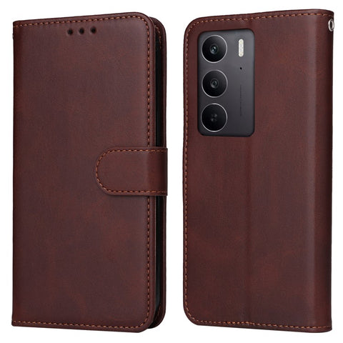 For Oppo A5 5G / 4G  / Realme C73 5G / C71 4G / 14x 5G / C75 5G / C75 4G Case Wallet PU Leather Folio Flip Phone Cover