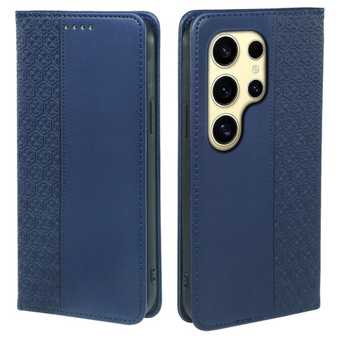 For Samsung Galaxy S24 Ultra Case Four Leaf Clover Leather Flip Phone Cover Stand Wallet