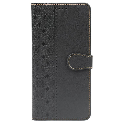 For Samsung Galaxy S23 FE Case Magnetic Clasp Four Leaf Clover Leather Phone Cover
