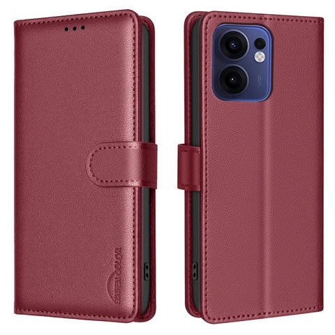 BINFEN COLOR BF32 For Oppo Reno13 F 5G (Reno 13 FS 5G) / 4G Leather Case Wallet RFID Blocking Phone Cover