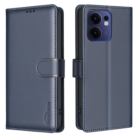 BINFEN COLOR BF32 For Oppo Reno13 F 5G (Reno 13 FS 5G) / 4G Leather Case Wallet RFID Blocking Phone Cover