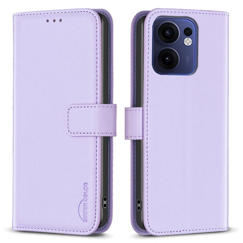 BINFEN COLOR BF17 For Oppo Reno13 F 5G (Reno 13 FS 5G) / 4G Case Wallet Folio Flip Leather Cover