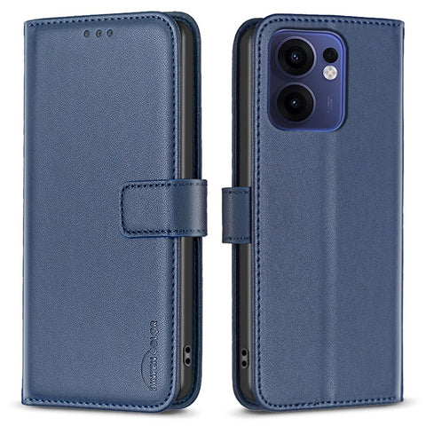 BINFEN COLOR BF17 For Oppo Reno13 F 5G (Reno 13 FS 5G) / 4G Case Wallet Folio Flip Leather Cover