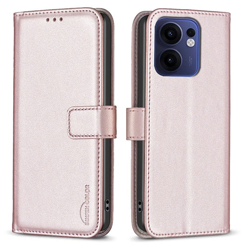 BINFEN COLOR BF17 For Oppo Reno13 F 5G (Reno 13 FS 5G) / 4G Case Wallet Folio Flip Leather Cover