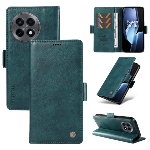 YIKATU For OnePlus Ace 5G Case  YK-007 Litchi Texture PU Leather Wallet Phone Cover
