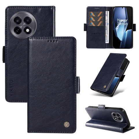 YIKATU For OnePlus Ace 5G Case  YK-007 Litchi Texture PU Leather Wallet Phone Cover