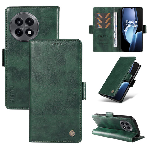 YIKATU For OnePlus Ace 5G Case  YK-007 Litchi Texture PU Leather Wallet Phone Cover