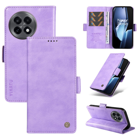 YIKATU For OnePlus Ace 5G Case  YK-007 Litchi Texture PU Leather Wallet Phone Cover