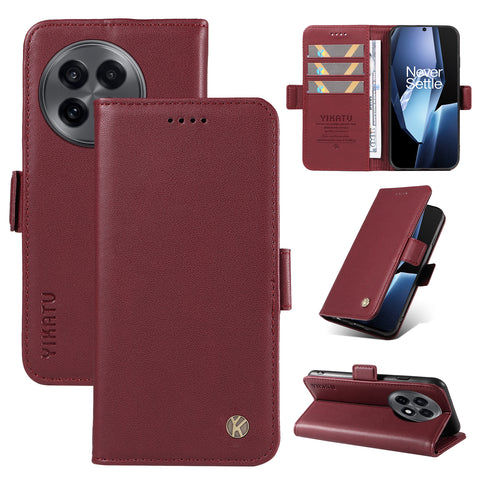 YIKATU For OnePlus Ace 5G Wallet Phone Case  YK-003 Leather Stand Cover
