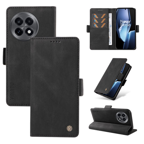 YIKATU For OnePlus Ace 5G Leather Case  YK-005 Skin-touch Feeling Wallet Phone Cover