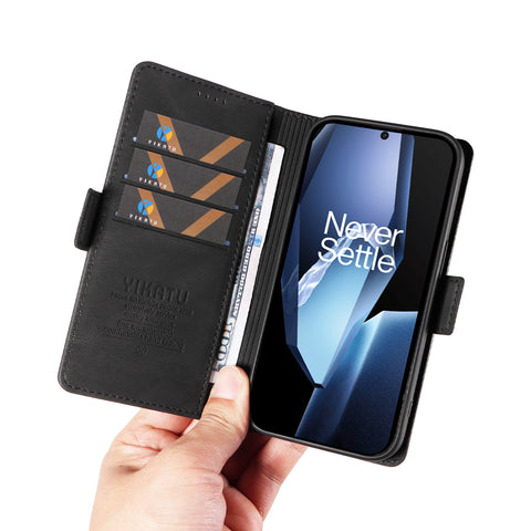 YIKATU For OnePlus Ace 5G Leather Case  YK-005 Skin-touch Feeling Wallet Phone Cover