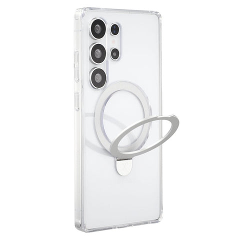 X-LEVEL PITHY STONE II For Samsung Galaxy S25 Ultra Magnetic Case PC+TPU Back Cover with Kickstand