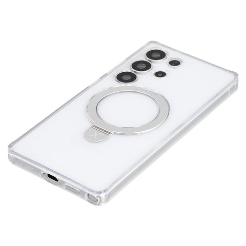 X-LEVEL PITHY STONE II For Samsung Galaxy S25 Ultra Magnetic Case PC+TPU Back Cover with Kickstand