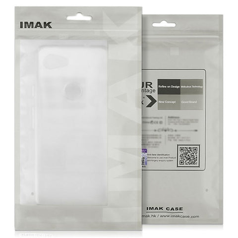IMAK UX-4 Series TPU Case for Xiaomi Redmi Note 11 Pro+ 5G / Note 11 Pro 5G (China) (Mediatek) / Poco X4 NFC Straight Frame Clear Phone Cover