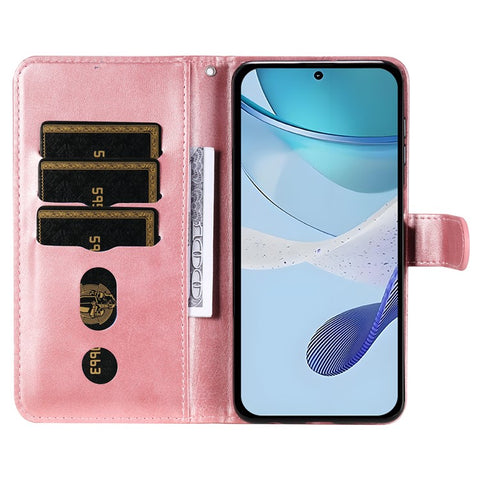 For Oppo A5 5G / 4G / Realme C75 5G / C75 4G / C73 5G / C71 4G / 14x 5G Case Zipper Wallet Calf Texture PU Leather Phone Cover