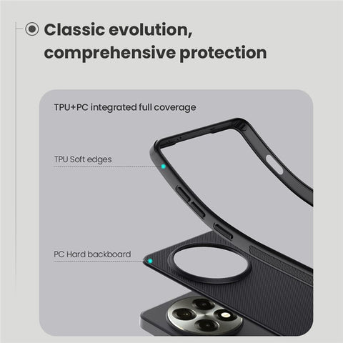 NILLKIN Frosted Shield Pro for OnePlus 13R 5G  /  Ace 5 5G  /  Ace 5 Pro 5G Magnetic Case PC + TPU Phone Cover