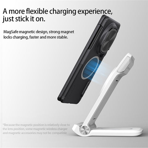 NILLKIN Super Frosted Shield Prop For Huawei Mate X6 Magnetic Case Camera Lens Lid Kickstand Phone Cover