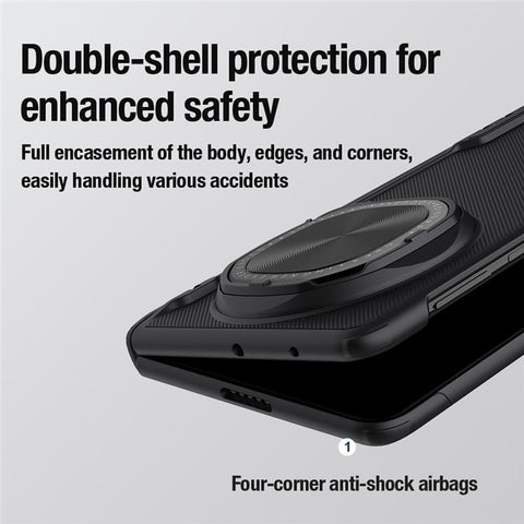 NILLKIN Super Frosted Shield Prop For Huawei Mate X6 Magnetic Case Camera Lens Lid Kickstand Phone Cover