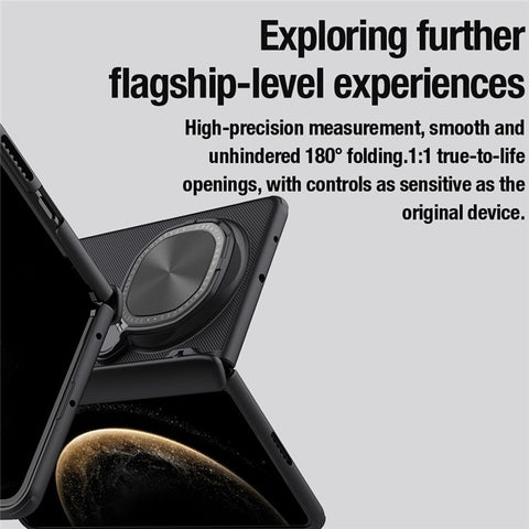 NILLKIN Super Frosted Shield Prop For Huawei Mate X6 Magnetic Case Camera Lens Lid Kickstand Phone Cover