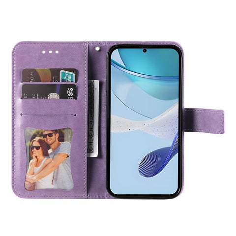 For Oppo A5 5G / 4G / Realme C75 5G / C75 4G / C73 5G / C71 4G / 14x 5G Case Floral Pattern PU Leather Wallet Stand Phone Cover