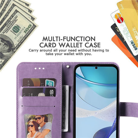 For Oppo A5 5G / 4G / Realme C75 5G / C75 4G / C73 5G / C71 4G / 14x 5G Case Floral Pattern PU Leather Wallet Stand Phone Cover