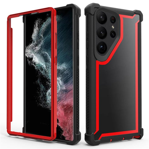 For Samsung Galaxy S24 Ultra Case Reinforced Corner Design TPU + PC Shockproof Phone Cover