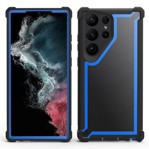 For Samsung Galaxy S24 Ultra Case Reinforced Corner Design TPU + PC Shockproof Phone Cover