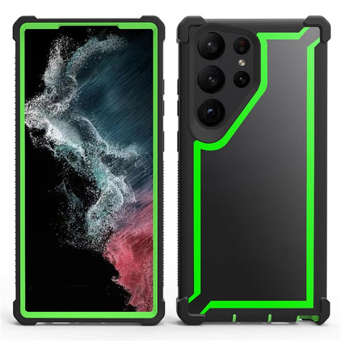 For Samsung Galaxy S24 Ultra Case Reinforced Corner Design TPU + PC Shockproof Phone Cover