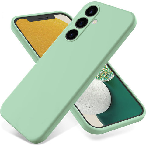 For Samsung Galaxy M14 4G Case Liquid Silicone Phone Back Cover with Hand Strap
