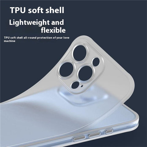 Q.COO For iPhone 16 Pro Case Drop Protection TPU Protective Phone Back Cover