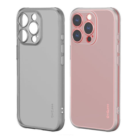 Q.COO For iPhone 16 Pro Max Case Drop Protection TPU Protective Phone Back Cover