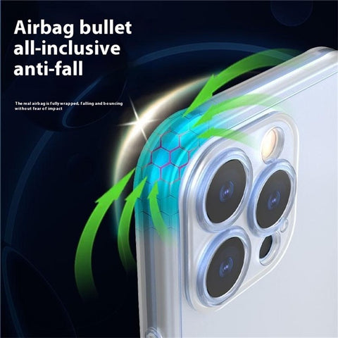 Q.COO For iPhone 16 Pro Max Case Drop Protection TPU Protective Phone Back Cover