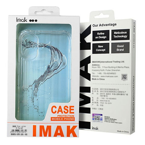 IMAK Phone Case For OnePlus Ace 5 5G  /  Ace 5 Pro 5G  /  13R 5G PC + TPU Shockproof Clear Back Cover