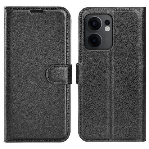 For Oppo Reno13 F 5G (Reno 13 FS 5G) / 4G Case Litchi Texture Shockproof Leather Wallet Phone Cover