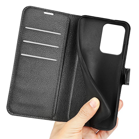 For Oppo Reno13 F 5G (Reno 13 FS 5G) / 4G Case Litchi Texture Shockproof Leather Wallet Phone Cover