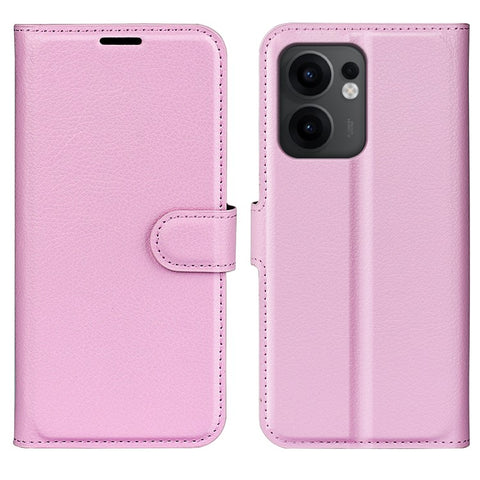 For Oppo Reno13 F 5G (Reno 13 FS 5G) / 4G Case Litchi Texture Shockproof Leather Wallet Phone Cover