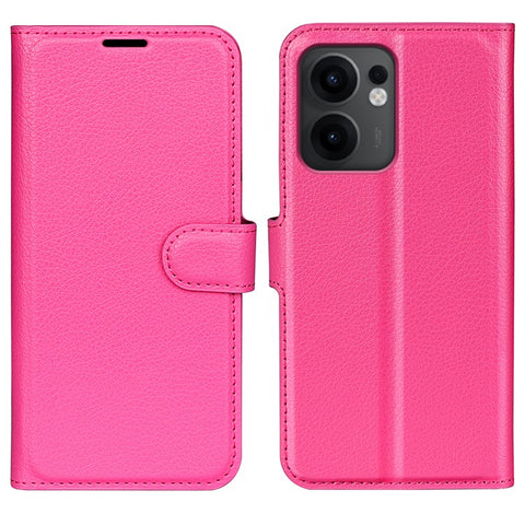 For Oppo Reno13 F 5G (Reno 13 FS 5G) / 4G Case Litchi Texture Shockproof Leather Wallet Phone Cover