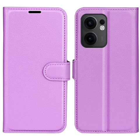 For Oppo Reno13 F 5G (Reno 13 FS 5G) / 4G Case Litchi Texture Shockproof Leather Wallet Phone Cover