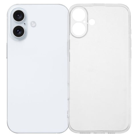 For iPhone 16 Plus Case 1.2mm Ultra Thin Crystal Clear TPU Phone Cover