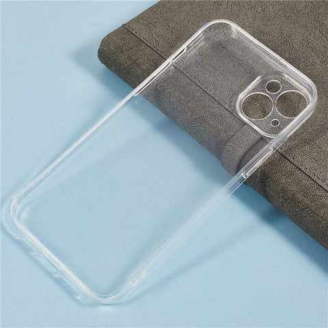 For iPhone 15 Case 1.2mm Ultra Thin Crystal Clear TPU Phone Cover