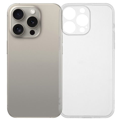 For iPhone 13 Pro 6.1 inch Case 1.2mm Ultra Thin Crystal Clear TPU Phone Cover