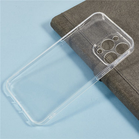 For iPhone 13 Pro 6.1 inch Case 1.2mm Ultra Thin Crystal Clear TPU Phone Cover