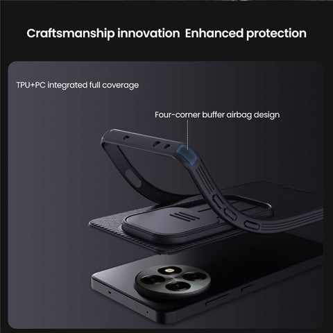 NILLKIN Camshield Pro Series for OnePlus Ace 5 5G  /  Ace 5 Pro 5G  /  13R 5G Case PC + TPU Slide Camera Lid Phone Cover