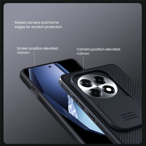 NILLKIN Camshield Pro Series for OnePlus Ace 5 5G  /  Ace 5 Pro 5G  /  13R 5G Case PC + TPU Slide Camera Lid Phone Cover
