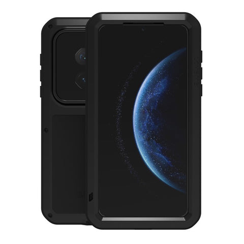 LOVE MEI For Huawei Mate 70 Pro / Mate 70 Pro+ Case Tempered Glass Screen Protector Metal + Silicone Phone Cover