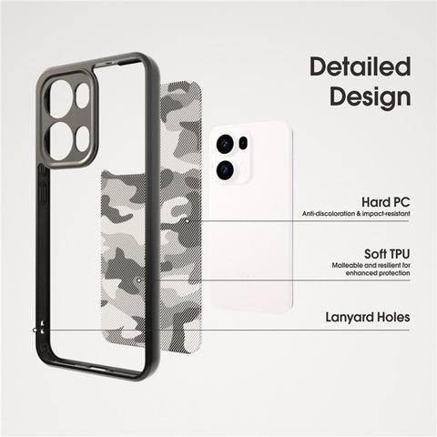IBMRS For Oppo Reno13 Pro 5G Case TPU + PC Heavy Duty Shockproof Phone Cover