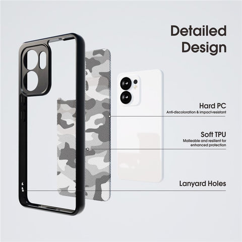 IBMRS For Oppo Reno13 F 5G (Reno 13 FS 5G) / 4G Case TPU + PC Heavy Duty Shockproof Phone Cover