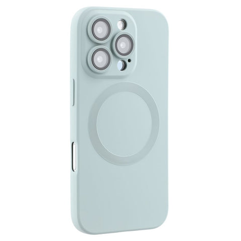 For iPhone 16 Pro Case Compatible with MagSafe Liquid Silicone Phone Cover with Tempered Glass Lens Protector